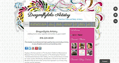 Desktop Screenshot of dragonflylolaartistry.com